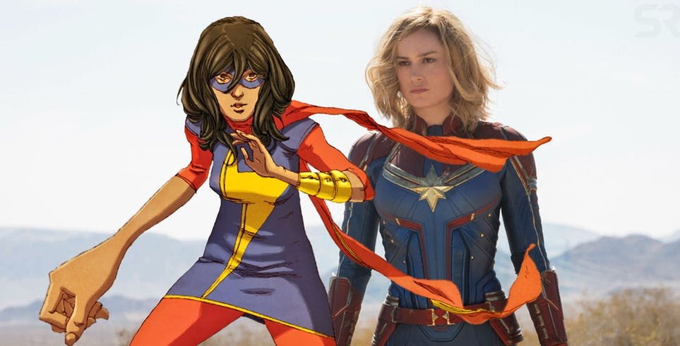 Captain Marvel Brie Larson Ms Marvel Kamala Khan