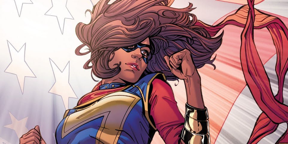 Kamala Khan US flag