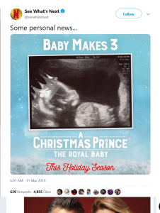 Netflix's A Christmas Prince and The Royal Baby- Baby Makes 3