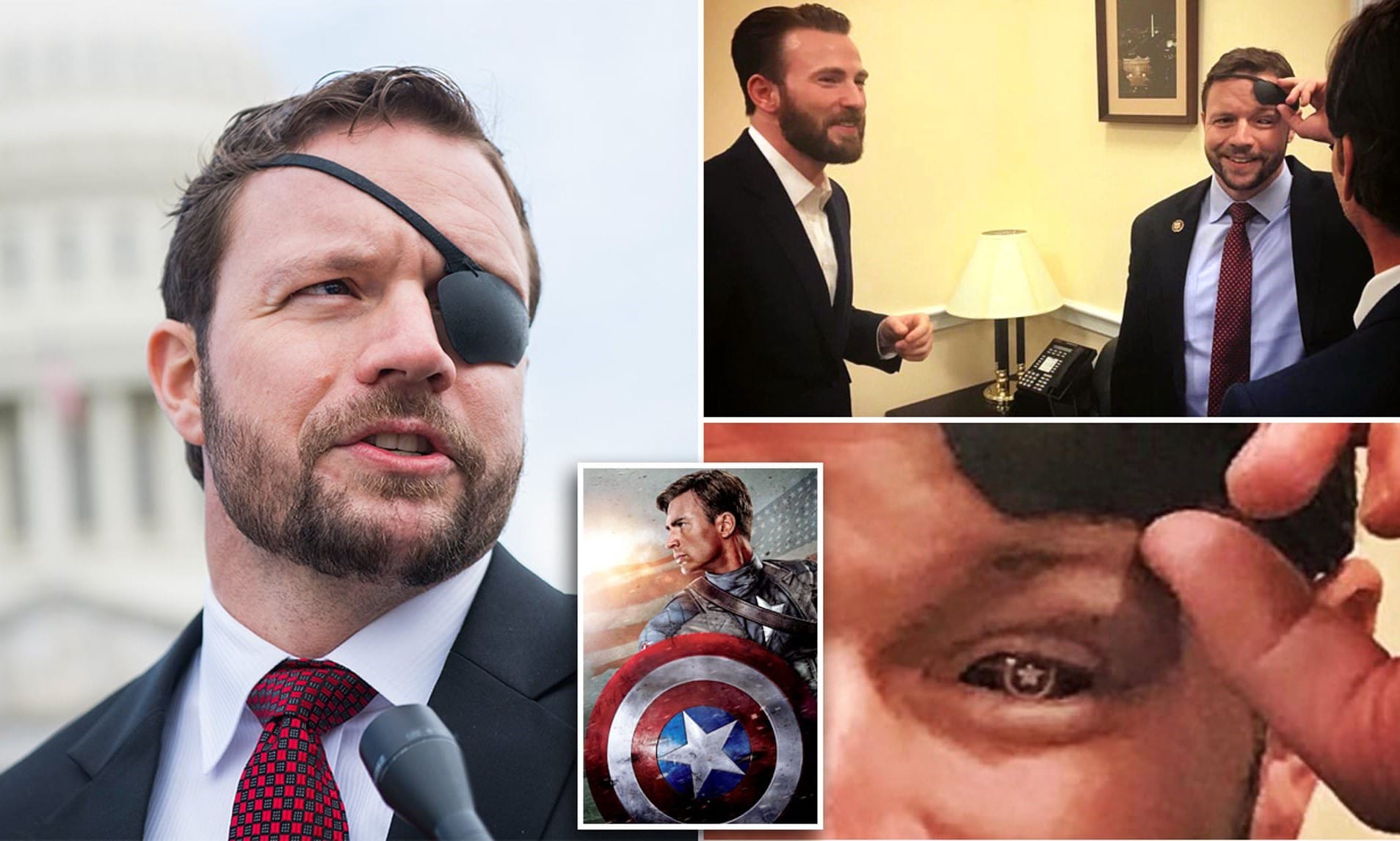 Congressman Reveals His ‘Captain America’ Glass-Eye To Chris Evans