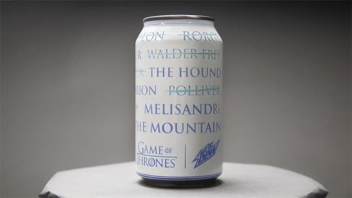 game of thrones mountain dew can 1164796