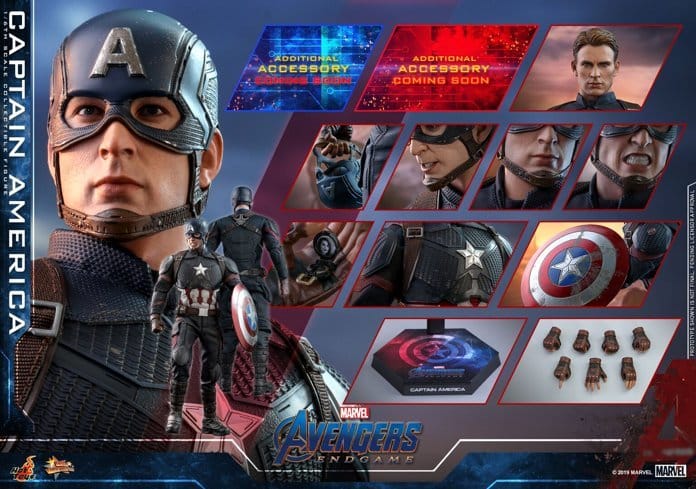 Captain America figure and accessories