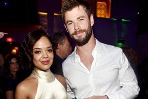Chris Hemsworth And Tessa Thompson Make A Birthday Video For Robert Downey Jr.