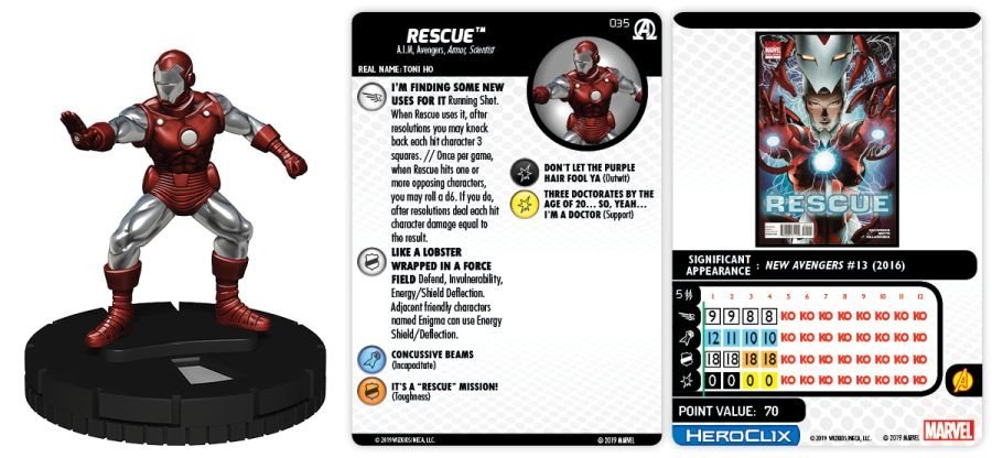 Marvel HeroClix Avengers Black Panther and the Illuminati: The Rescue