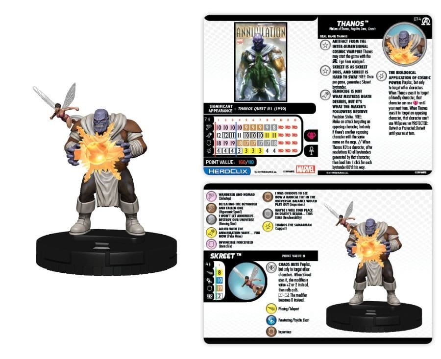 Marvel HeroClix Avengers Black Panther and the Illuminati: Thanos