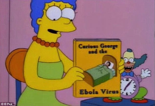 4A577F1D00000578 5518033 Crisis The Simpsons also appeared to predict the Ebola crisis an a 135 1521470181616