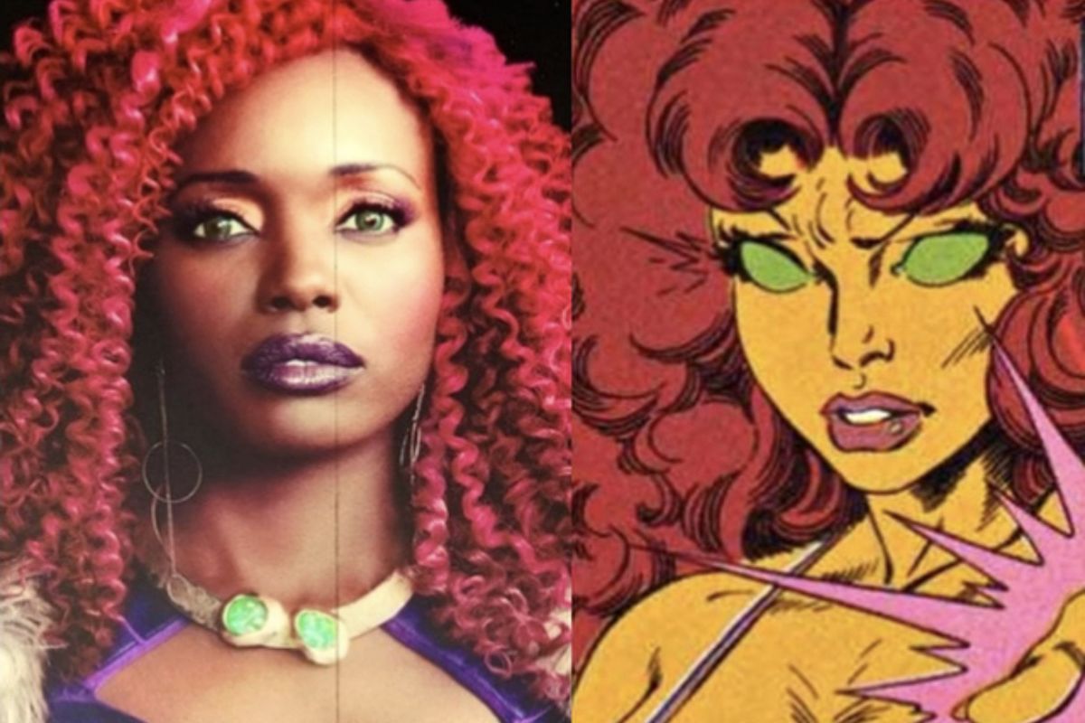 DC Titans: Comic-Accurate Starfire Costume Revealed In New Image