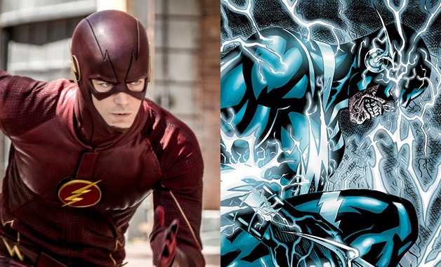 Grant Gustin as The Flash and how he could look in the Blackest Night Suit