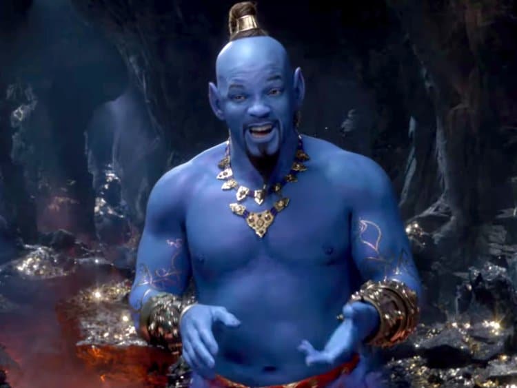 WATCH Aladdins Grammy Trailer Unveils Blue Will Smith