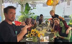 Robert Downey Jr’s Women of the Marvel Lunch Pictures