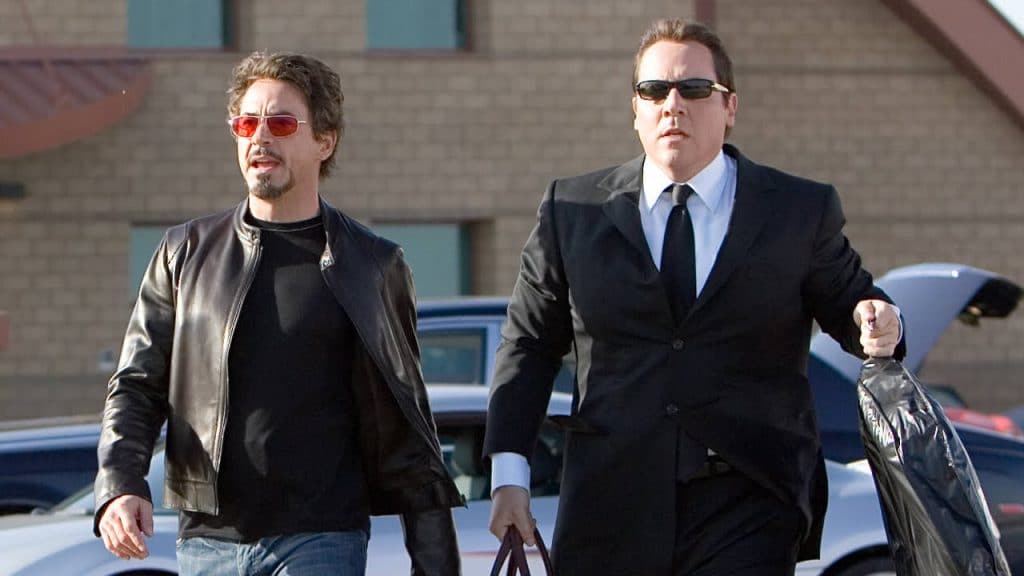 Jon Favreau and Robert Downey Jr