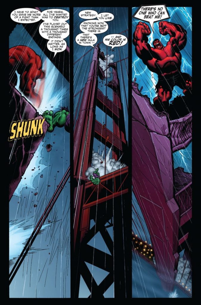 How Did exactly Red Hulk Beat Up So Many Powerful People?