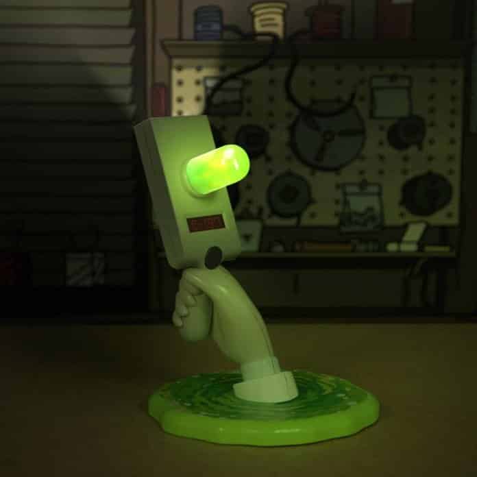 Rick and Morty Portal ray gun lamp