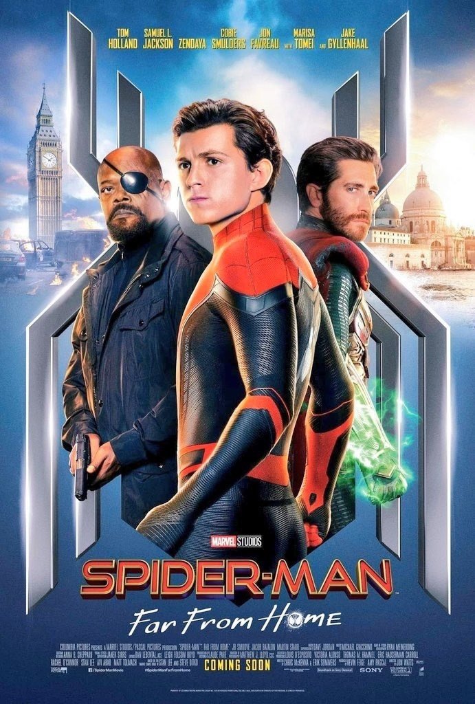 Main Characters Revealed in The Latest Spider-Man: Far From Home Posters