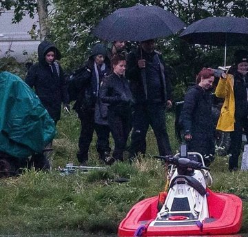 New photos from the Black Widow set