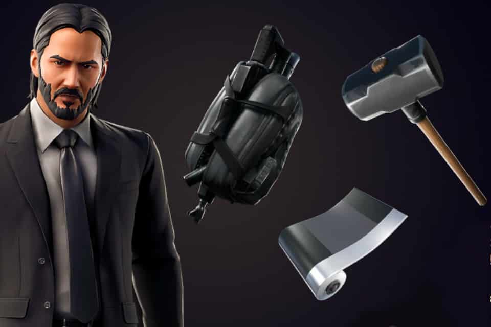 The official John Wick skin in Fortnite