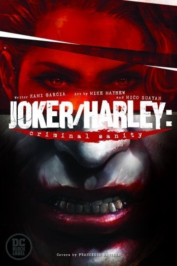 Cover for the upcoming Joker/Harley: Criminal Sanity book.
