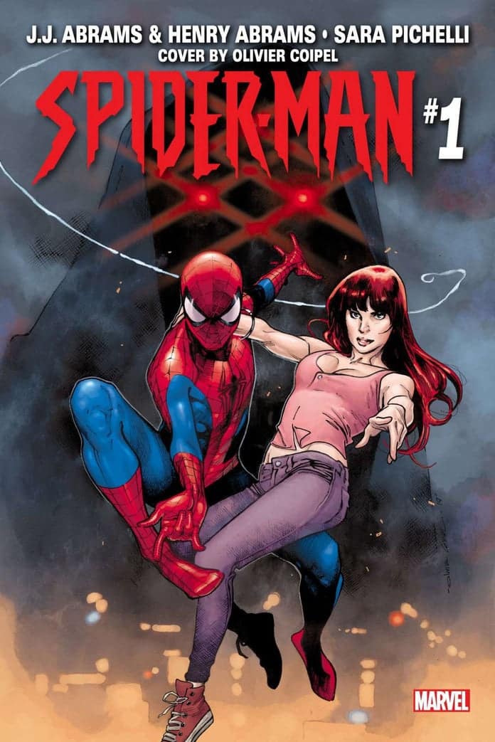 Cover for J.J Abrams and Henry Abrams written Spider-Man comic
