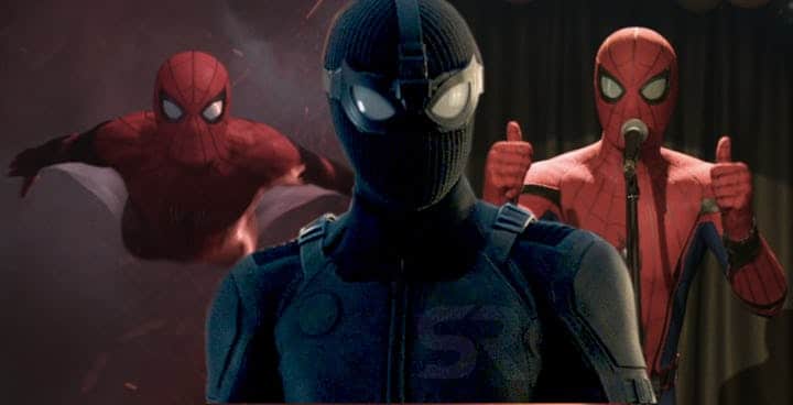 The latest suits worn by Spider-Man in Spider-Man: Far From Home. Pic courtesy: Screenrant.com