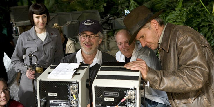 Steven Spielberg on Indiana Jones and the Kingdom of the Crystal Skull set