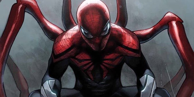 The superior Spider-Man suit was made by Doc Ock. Pic courtesy: screenrant.com