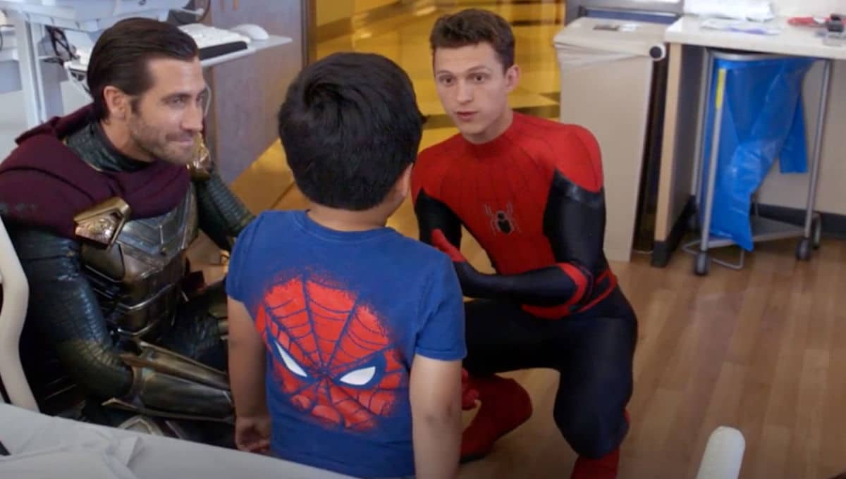 Watch Spider-Man: Far From Home Cast Visit Children's Hospital