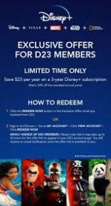 D23 Website Crashes as Demand for Disney+ SOARS