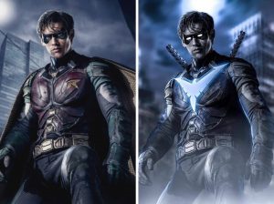 Titans Set Video Shows Nightwing in Action for the First Time1