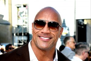 Dwayne Johnson posing