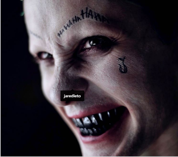 Joker's Makeup Test Look for Suicide Squad revealed
