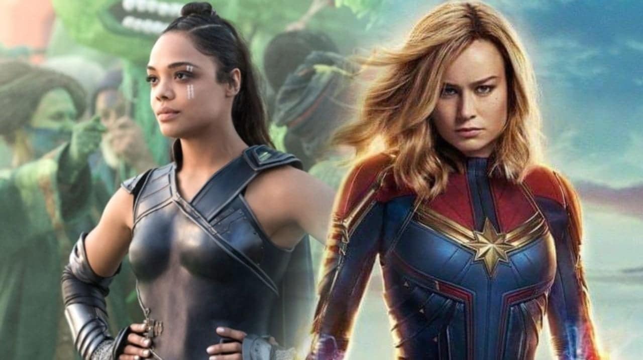 Brie Larson and Tessa Thompson Endorse Captain Marvel/Valkyrie Romance