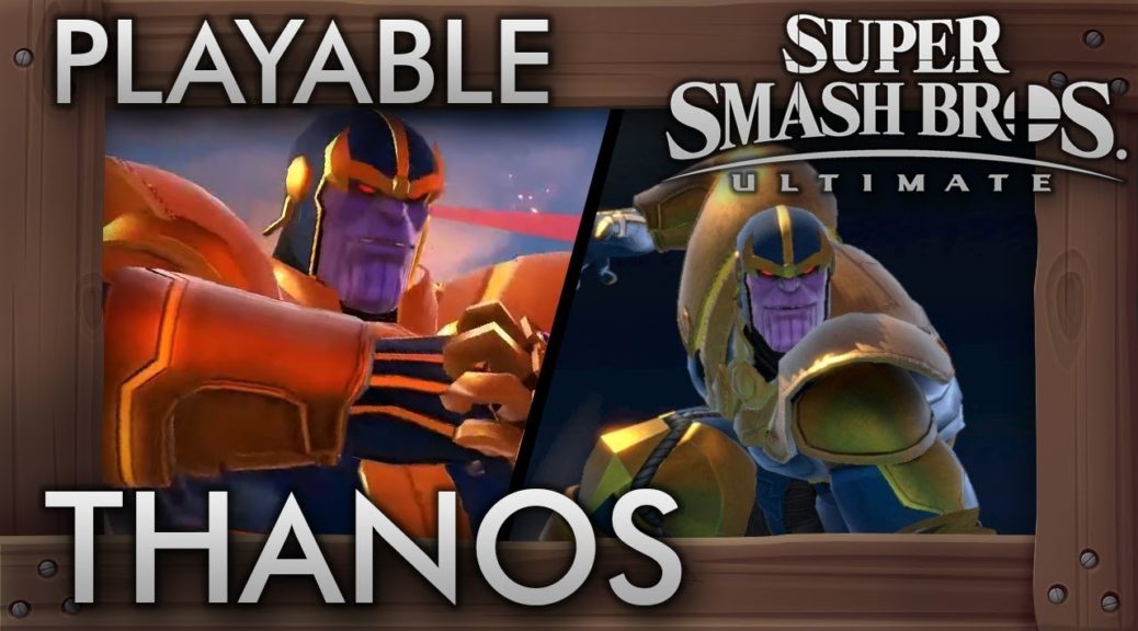 fan mod adds thanos to super smash bros ultimate IM1snjZTvew