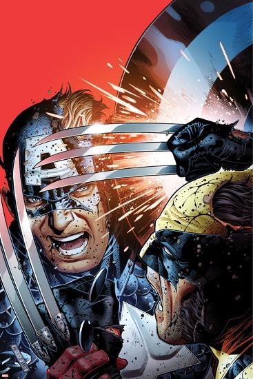 Captain America and Wolverine clash in Avengers vs X-Men. Pic courtesy: allposters.com