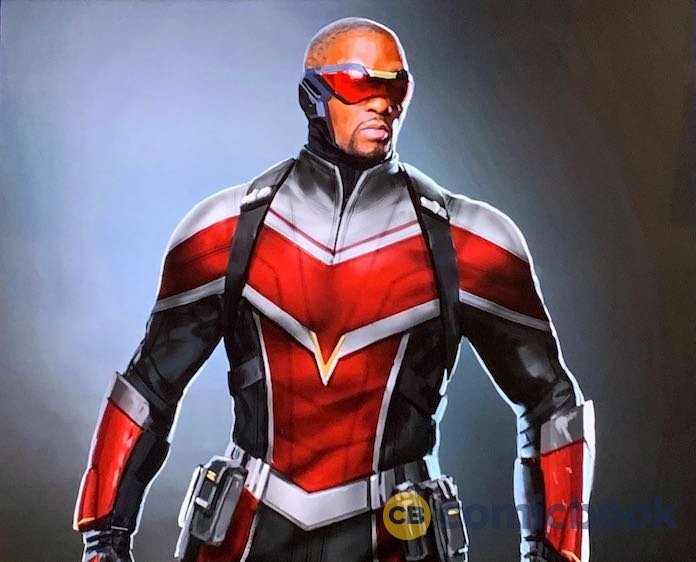 Falcon's new costume in Disney+ miniseries The Falcon and the Winter Soldier. Pic courtesy: ComicBook