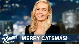 Brie rocks her dress on The Jimmy Kimmel Show