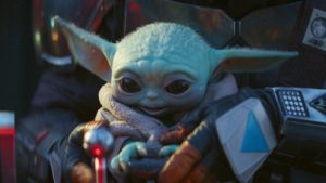 All green with jealousy, Baby Yoda makes an appearance on SNL