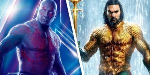 Splendid showdown between Drax the destroyer and Aquaman