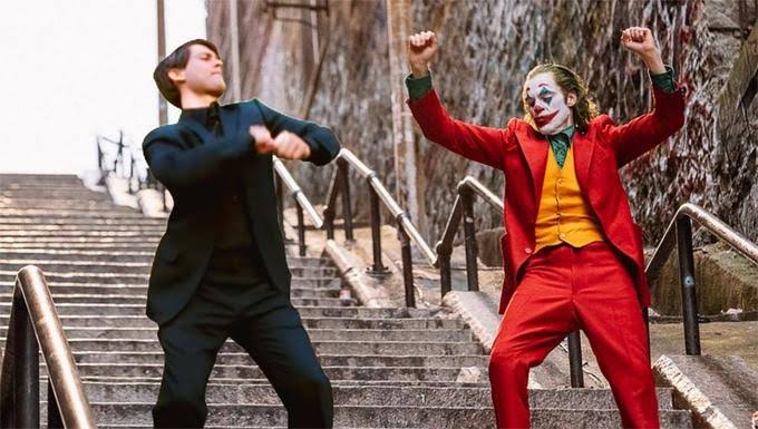 Joker and Peter Dancing!!!!