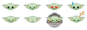 Baby Yoda- Emoji Blitz
