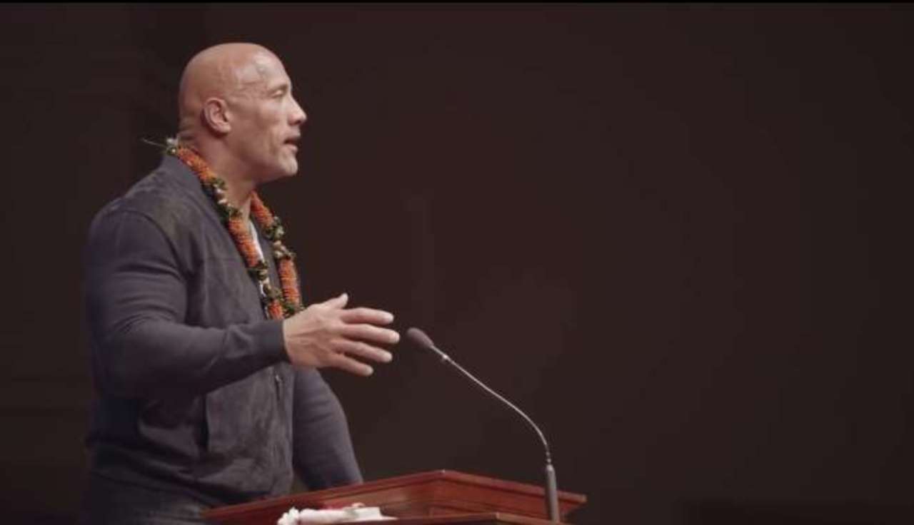 Dwayne Johnson delivers a heartfelt eulogy for his late father
