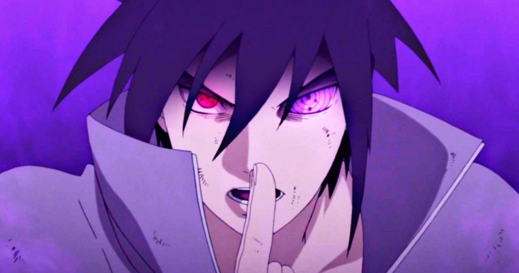 Sasuke fighting