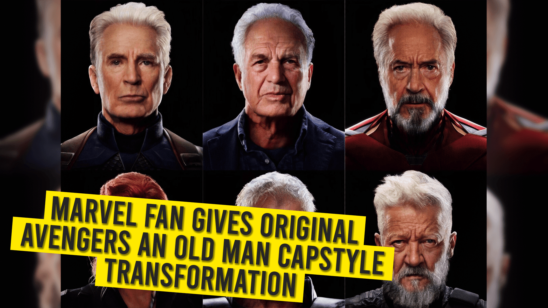 06 Marvel Fan Gives Original Avengers an Old Man Cap Style Transformation