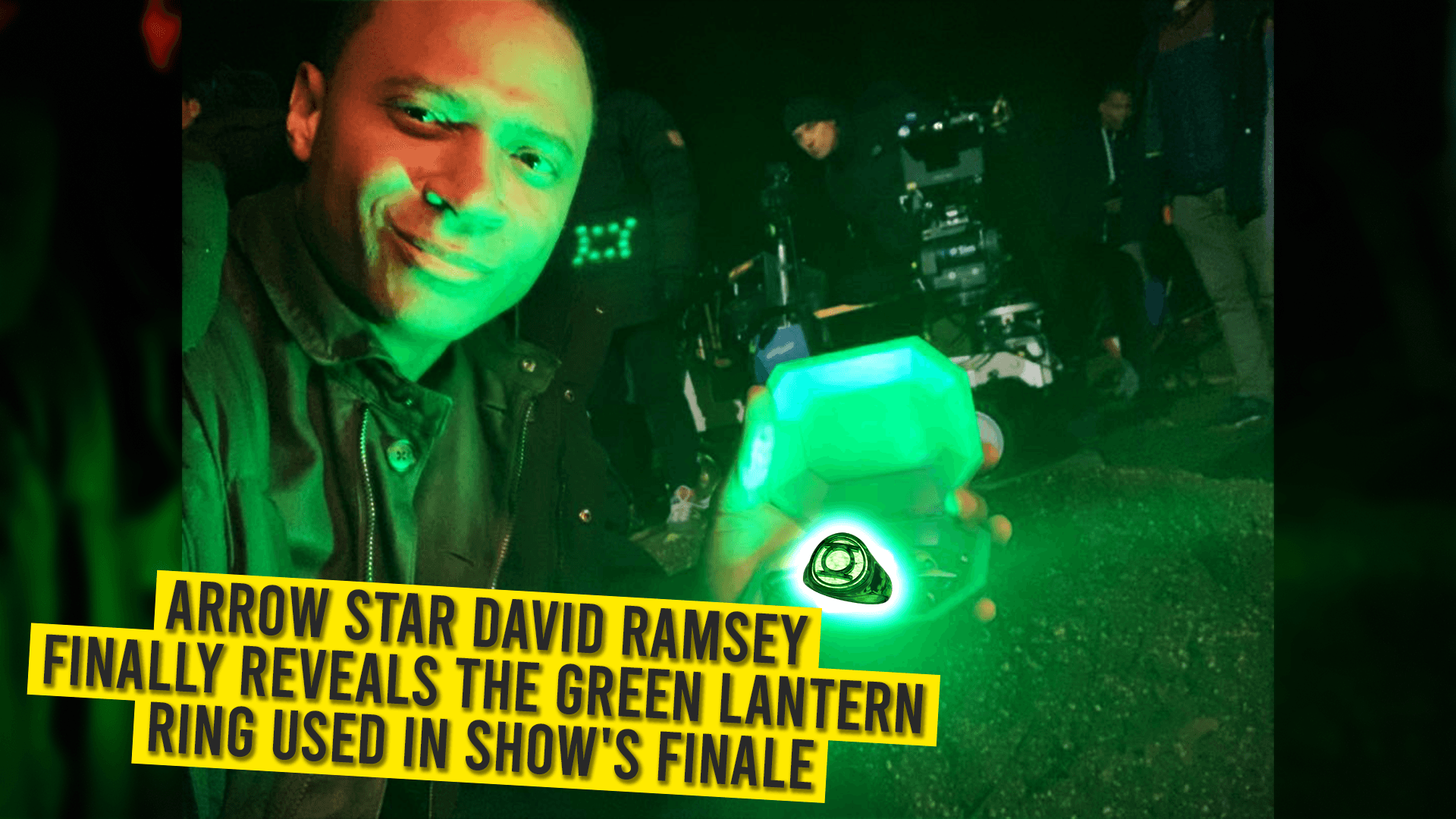 Arrow Star David Ramsey Finally Reveals The Green Lantern Ring Used In Show’s Finale