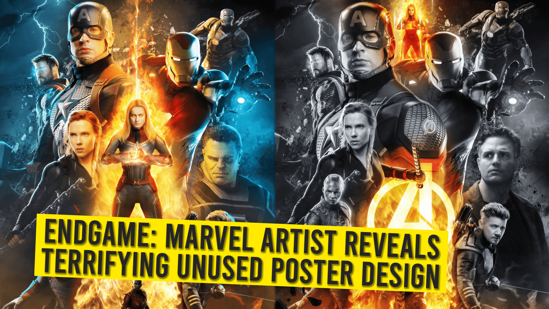 Endgame: Marvel Artist Reveals Terrifying Unused Poster Design