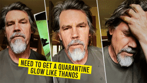 Need to Get A Quarantine Glow Like Thanos