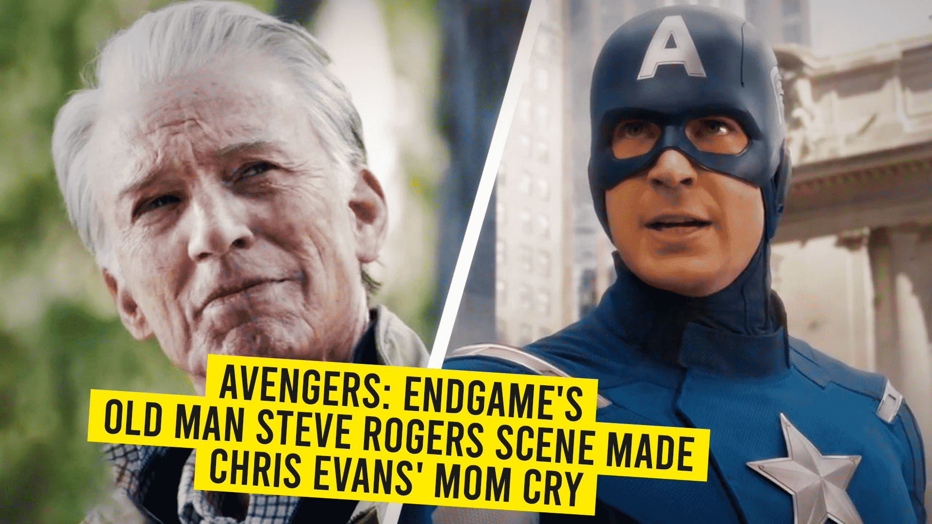 Avengers: Endgame’s Old Man Rogers Made Chris Evans’ Mom Burst Into Tears