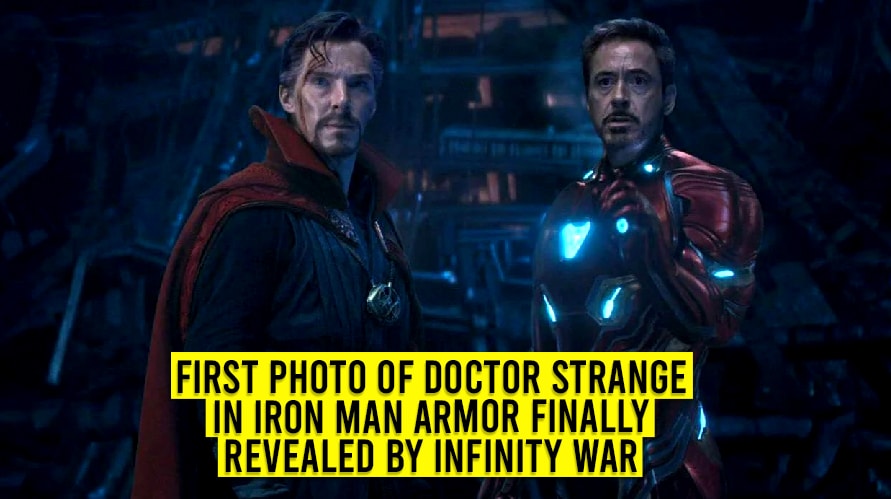 First Photo of Doctor Strange in Iron Man Armor Revealed