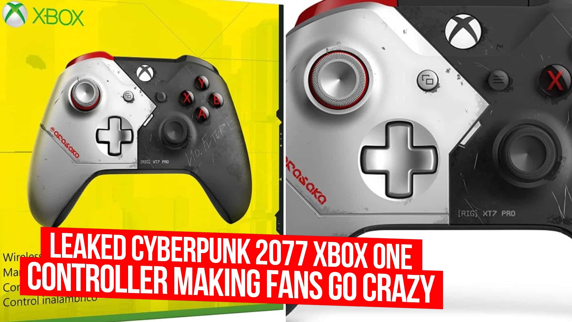 Leaked Cyberpunk 2077 Xbox One Controller Making Fans Go Crazy