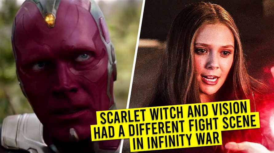 Scarlet Witch and Vision Had A Different Fight Scene In Infinity War