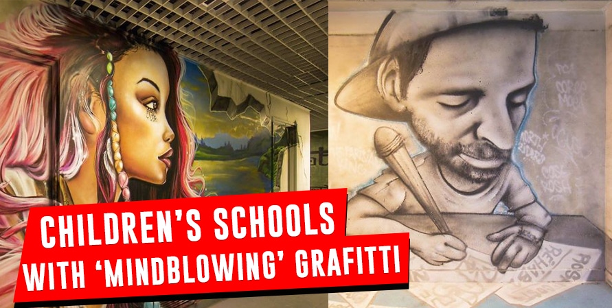 100 Artists Were Asked To Paint A School Before Renovation,And The Results Are Way More Better